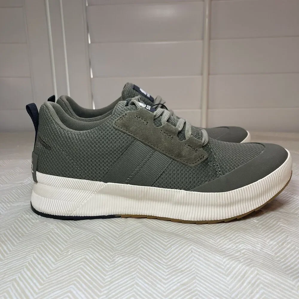 Sorel Shoes Womens 10.5 Out N About III Low Sneakers Waterproof Green NL4860-397